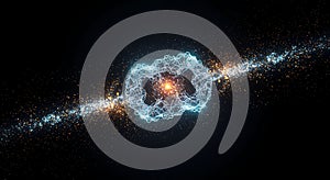 Abstract quantum energy field in deep space