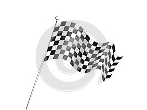 Abstract race flag concept