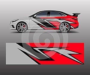 Abstract Racing graphic vector for sport car wrap design