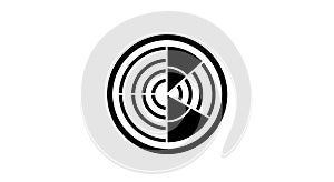 Abstract Radar Icon