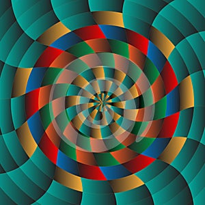 Abstract Radial Background