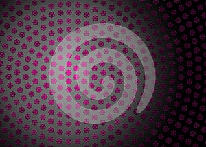 Abstract Radial Pink Geometric Floral Texture in Dark Background