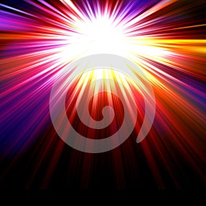 Abstract radiant background