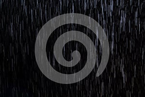 Abstract rain texture background. background rain in night light