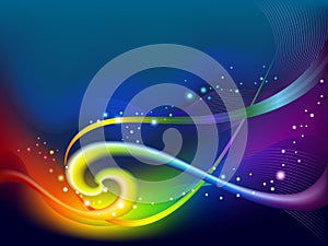 Abstract rainbow background