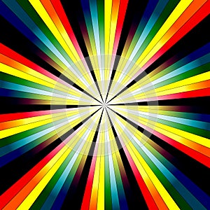 Abstract Rainbow Background