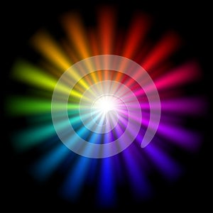 Abstract rainbow background