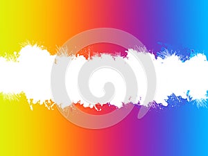 Abstract rainbow background