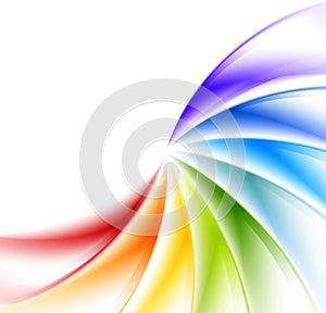 Abstract rainbow background