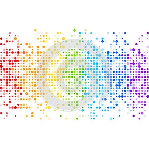 Abstract rainbow background