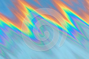 Abstract rainbow background polyline photo
