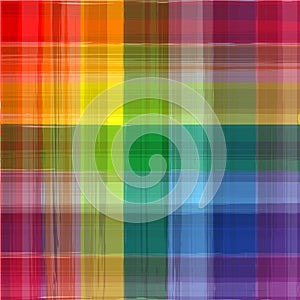 Abstract rainbow color drawing plaid background