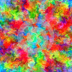 Abstract rainbow color paint splash art watercolor background