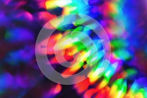 Abstract rainbow colorful blurred bokeh background