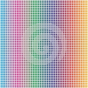 Abstract Rainbow Colorful Square Quadratic Dots Pattern Background