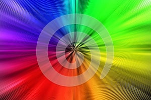 Abstract Rainbow Colors Blast for Background