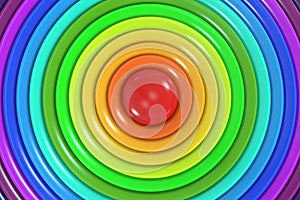 Abstract rainbow colors circle background