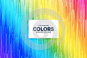 Abstract rainbow colors vertical lines background design