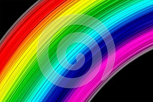Abstract rainbow colours photo