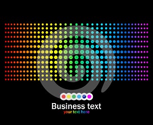 Abstract rainbow colours background