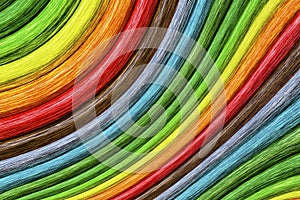 Abstract Rainbow Curvy Sticks Background