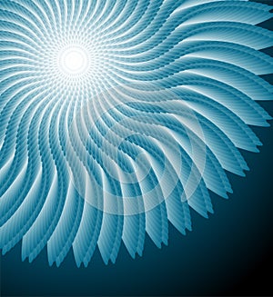 Abstract spirograph element