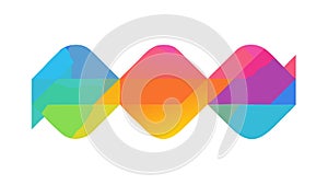 Abstract Rainbow Flowing Pattern - Dynamic Gradient Wave Art, vector design Generative AI