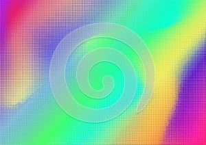 Abstract rainbow gradient dotted background