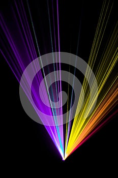 Abstract Rainbow Background with Lines and Stripes