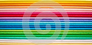 Abstract rainbow paper colors