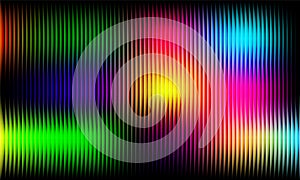 Abstract Rainbow Vertical Stripes with Gradient Light Effects