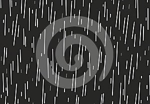 Abstract Rainfall Pattern on Black Background