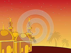 Abstract Ramadan, Eid background
