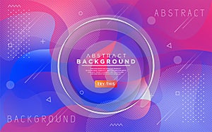 Abstract random colorful dynamic background design