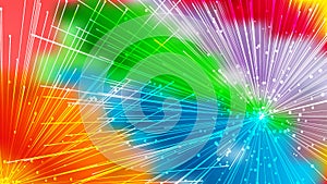 Abstract Random Intersecting Lines Colorful Background
