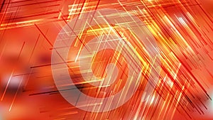 Abstract Random Orange Lines Background Vector Art