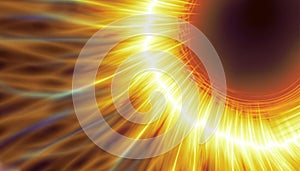 abstract rays of light as a concept for technology, science and entertainment