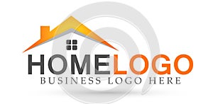 Abstract real estate House roof and home logo vector element icon design vector on white background