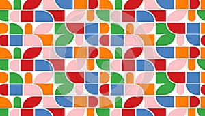 abstract rectangel shape design seamless pattern texture for presentation, Simple composition for web design, branding,