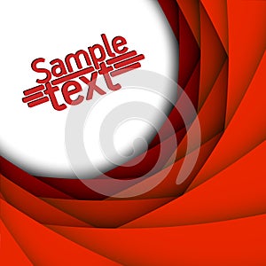 Abstract red 3d background