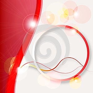 Abstract Red Background