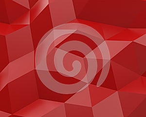 Abstract red background. 3D render