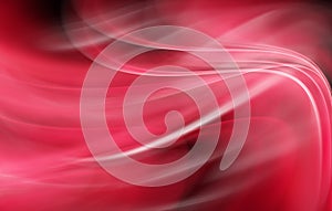 Abstract red background cloth or liquid wave illustration of wavy folds of silk texture satin or velvet material or red