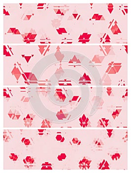 Abstract red background for decorating, wallpaper, fabric, fashion , backdrop, textile, painting, etc