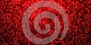 Cyber background with numbers zero and one. Binary codes backdrop.