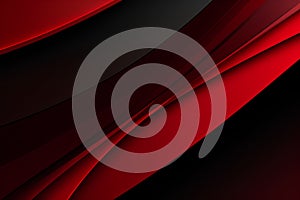 Abstract red and black background with copy space. Vector graphic design.