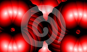 Abstract Red Black Blur Background.An abstract blur background with gradation