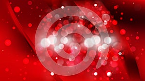 Abstract Red and Black Defocused Lights Background Design