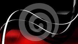 Abstract Red and Black Flowing Lines Background Illustrator