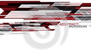 Abstract red black speed geometric dynamic creative design design modern futuristic technology background vector